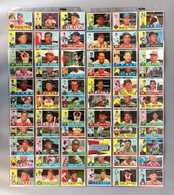 92 - 1960 Topps Baseball Cards with HOFs and Stars