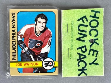1972 - 73 Topps Hockey West Corps Cello Fun Pack