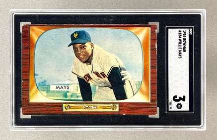 1955 Bowman Willie Mays #184 SGC 3