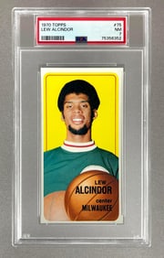 1970 Topps Lew Alcindor #75 PSA 7