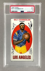 1969 Topps Wilt Chamberlain #1 PSA 5