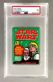 1978 Topps Star Wars 4th Series Wax Pack PSA 7