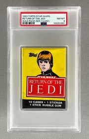 1983 Topps Star Wars Return of the Jedi Series 1 Wax Pack PSA 8
