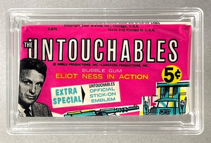 1962 Leaf The Untouchables Unopened Wax Pack