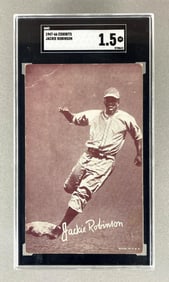 1947 - 66 Exhibits Jackie Robinson SGC 1.5 rookie
