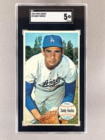 1964 Topps Giants Sandy Koufax #3 SGC 5 Single Print
