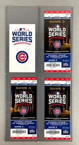 2016 Chicago Cubs World Series Tickets Game 3, 4, and 5