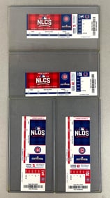 4 - 2016 Chicago Cubs NLCS and NLDS Full Tickets
