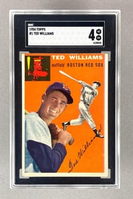 1954 Topps Ted Williams #1 SGC 4