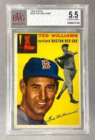 1954 Topps Ted Williams #250 BVG 5.5
