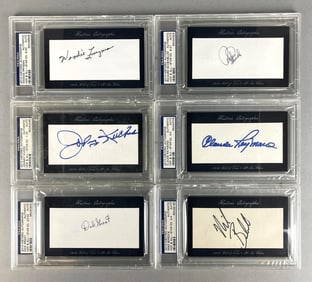 6 - 2010 Historic Autographs HOF and All-Star Cuts PSA Authentic