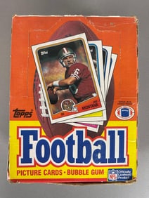 1988 Topps Football Unopened Wax Box