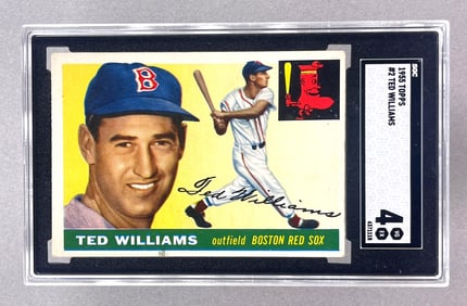 1955 Topps Ted Williams #2 SGC 4