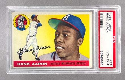 1955 Topps Hank Aaron #47 PSA 4