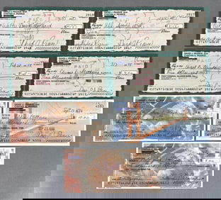 7 - Signed Checks, Ed Mathews, Gaylord Perry, Eddie Stanky, Buck Leonard, and More