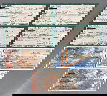 7 - Signed Checks, Ed Mathews, Gaylord Perry, Eddie Stanky, Buck Leonard, and More: 2 - Edwin Mathews, Gaylord Perry, Buck Leonard, Frank Thomas - the original, Edward Stanky, Hal Newhouser