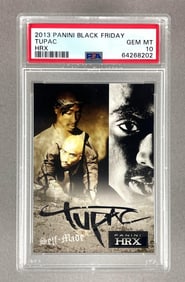 2013 Panini Black Friday Tupac HRX PSA 10