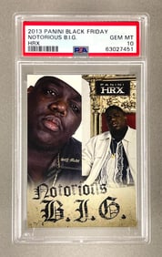 2013 Panini Black Friday Notorious B.I.G. HRX PSA 10