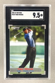 2002 SI for Kids Tiger Woods #185 SGC 9.5