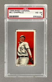 1909 - 11 T206 Sweet Caporal Bill Chappelle PSA 4