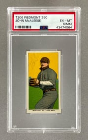 1909 - 11 T206 Piedmont John McAleese PSA 6 MK