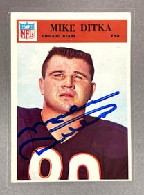 1966 Philadelphia Mike Ditka Signed Card