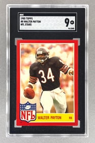 1985 Topps Walter Payton NFL Stars #8 SGC 9