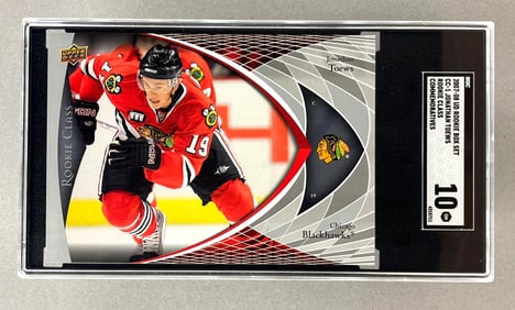2007 - 08 Upper Deck Jumbo Jonathan Toews #CC-1 Rookie Class SGC 10