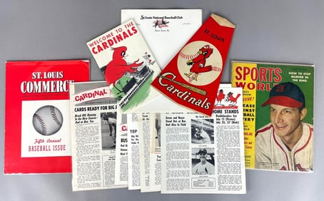 10 - 1940s - 60s St. Louis Cardinals Memorabilia