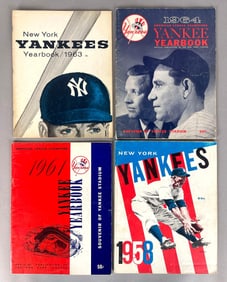 4 - 1958 - 64 New York Yankees Yearbooks