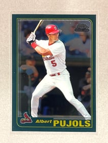 2001 Topps Chrome Traded Albert Pujols #T247 Rookie
