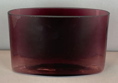 Blenko Amethyst Art Glass Vase