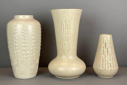 Group of 3 Art Pottery Vases