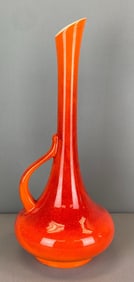 Royal Haeger Orange Glaze Art Pottery Ewer