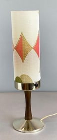 Textile Diamond Shade Table Lamp