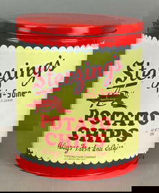 Sterzings Tri-Some Potato Chips Advertising Tin