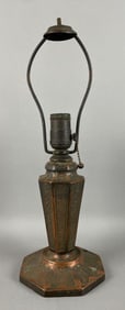 Antique Pittsburg Ornate Brass Lamp Base