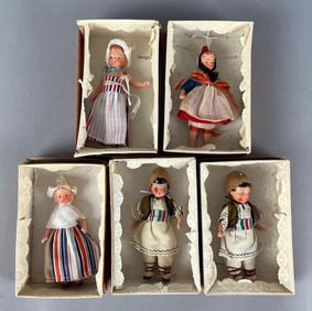 Group of Vintage German Bisque Dolls
