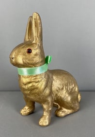 Vintage German Easter Bunny Composite Candy Container