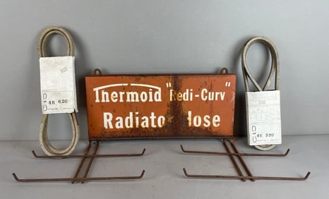 Vintage Thermoid Redi-Curv Radiator Hose Metal Advertising Rack