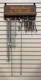 Vintage Weatherhead Oil Filter Lines Metal Advertising Display
