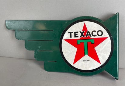 Texaco Metal Flange Advertising Sign