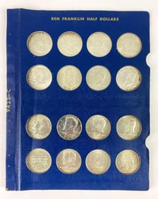 Group of 16 Silver Half Dollars