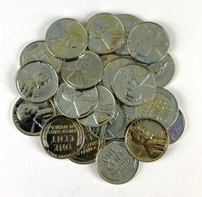 Group of 23 1943 Lincoln Steel Pennies