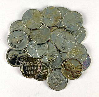 Group of 23 1943 Lincoln Steel Pennies: Group of 23 1943 Lincoln Steel Pennies