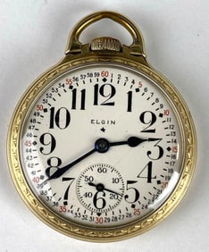 1941 Elgin 16S B.W. Raymond Montgomery Railroad Pocket Watch
