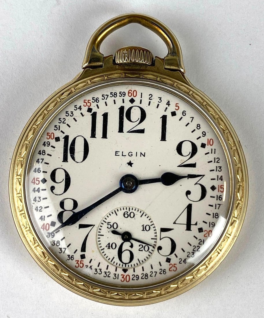 1941 Elgin 16S B.W. Raymond Montgomery Railroad Pocket Watch (1 of 3)