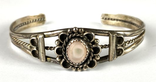 Sterling Silver Mother of Pearl Bracelet