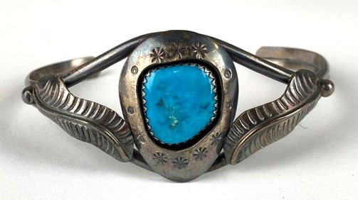 Sterling Silver Turquoise Bracelet