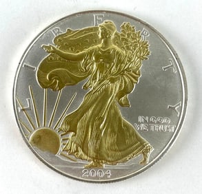 2004 US $1 American Silver Eagle 1 oz Silver Bullion Coin